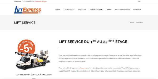 Liftservice van de 1e tot de 22e verdieping